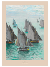 Monet Fishing Boats, Calm Weather - Art Print